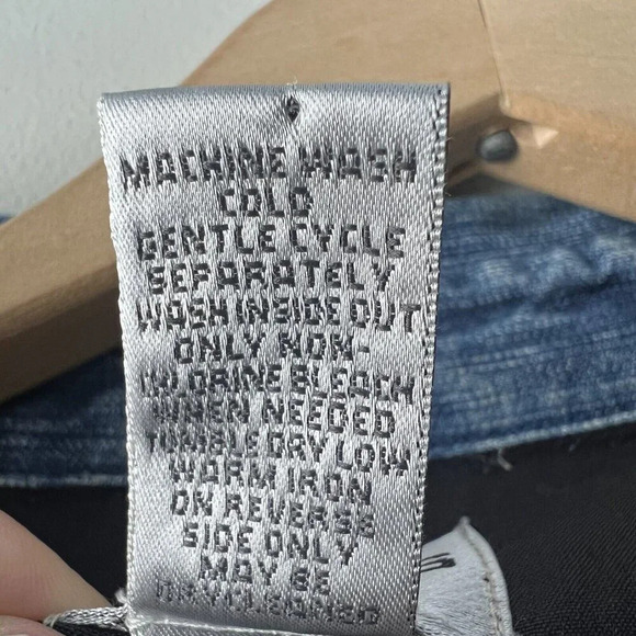 Chicos Denim Jacket Embroidered Gold Paisley Vintage Sz M 90s - Picture 10 of 10